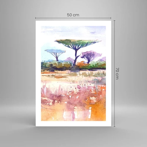 Poster - I colori della savana - 50x70 cm