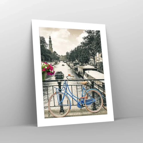 Poster - I colori delle strade di Amsterdam - 40x50 cm