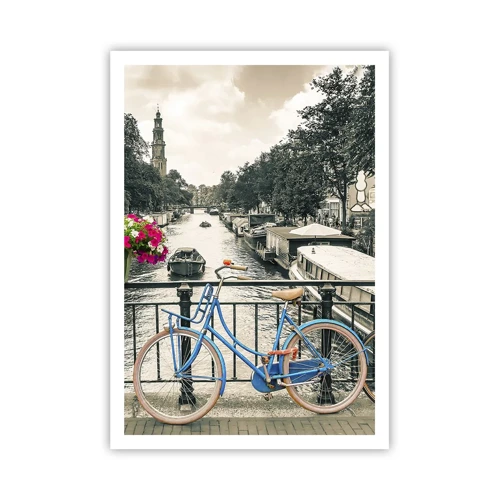 Poster - I colori delle strade di Amsterdam - 70x100 cm