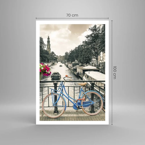 Poster - I colori delle strade di Amsterdam - 70x100 cm