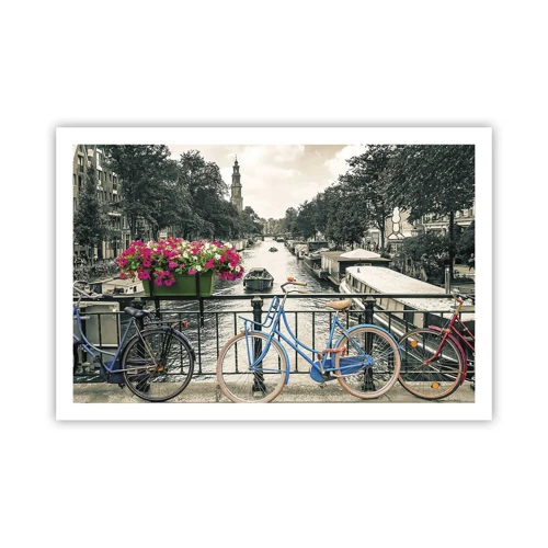 Poster - I colori delle strade di Amsterdam - 91x61 cm