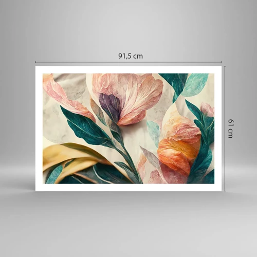 Poster - I fiori delle isole del sud - 91x61 cm