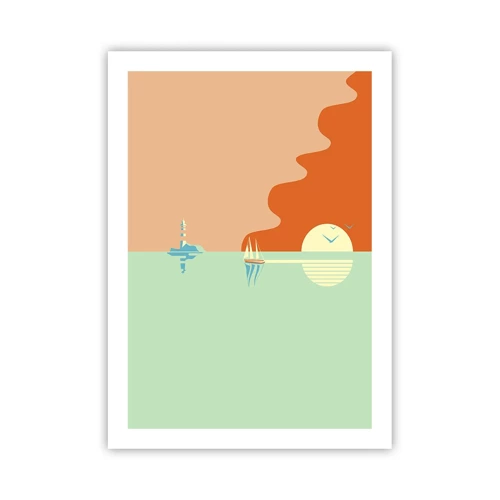 Poster - Ideale paesaggio marittimo - 50x70 cm