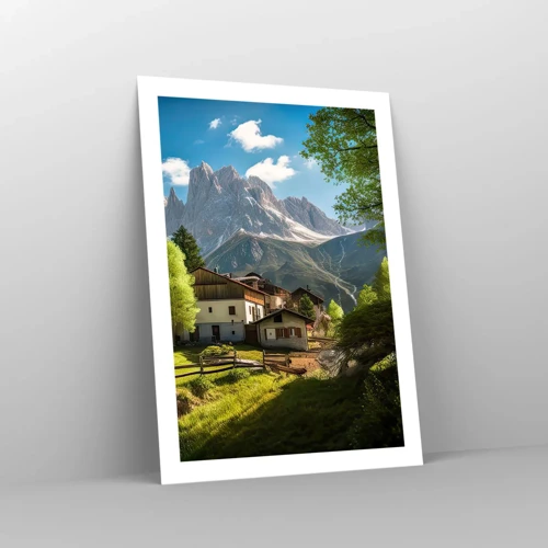 Poster - Idillio alpino - 50x70 cm