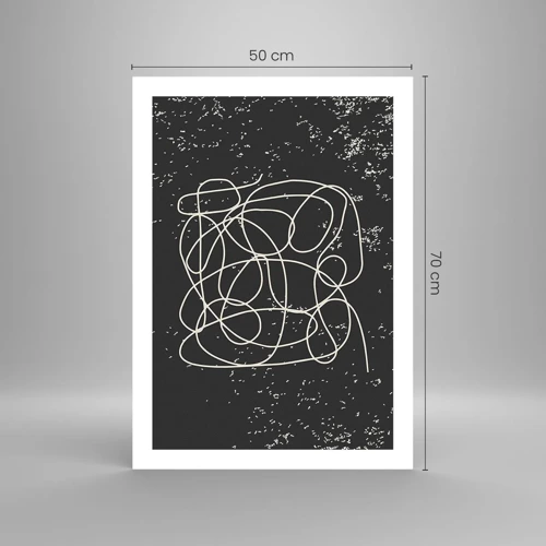 Poster - Il caos dei pensieri - 50x70 cm