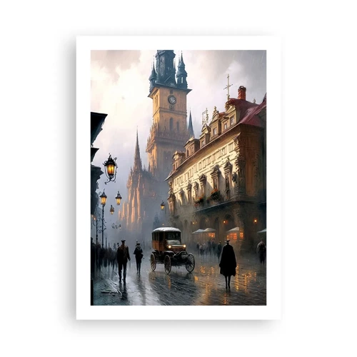 Poster - Il fascino delle sere di Praga - 50x70 cm