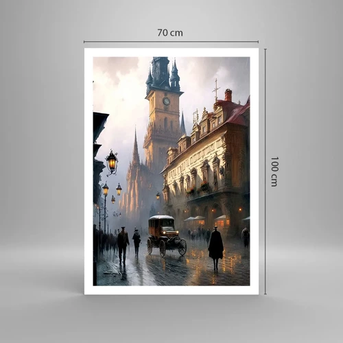 Poster - Il fascino delle sere di Praga - 70x100 cm