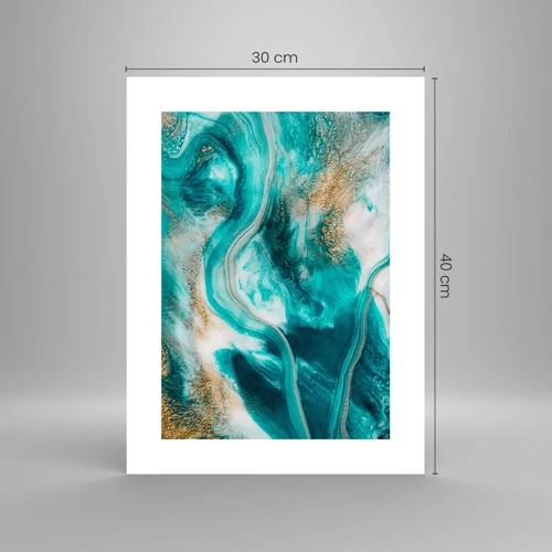 Poster - Il fiume d'oro - 30x40 cm