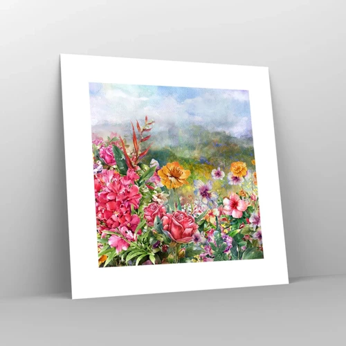 Poster - Il giardino impazzito - 30x30 cm