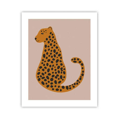 Poster - Il leopardo è un motivo di moda - 40x50 cm