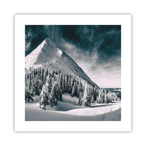 Poster - Il paese della neve e del ghiaccio - 40x40 cm