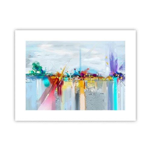 Poster - Il ponte della gioia sul fiume della vita - 40x30 cm