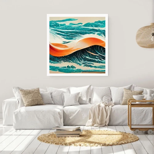 Poster - Il sogno del surfista - 40x40 cm