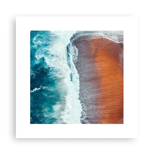 Poster - Il tocco dell'oceano - 30x30 cm