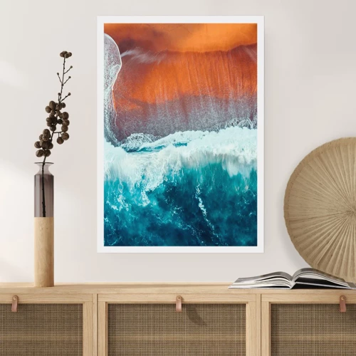 Poster - Il tocco dell'oceano - 40x50 cm