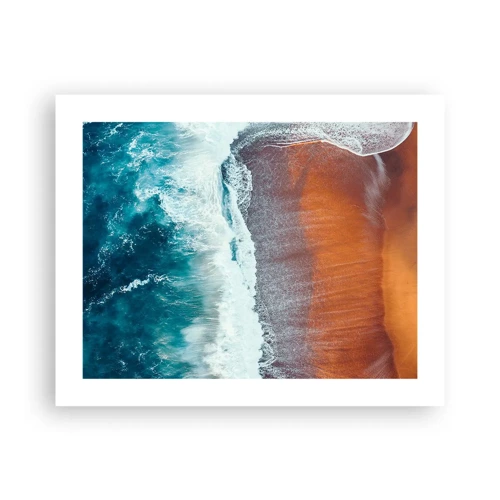 Poster - Il tocco dell'oceano - 50x40 cm