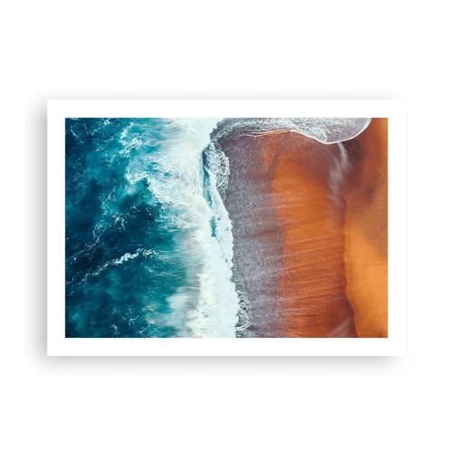 Poster - Il tocco dell'oceano - 70x50 cm