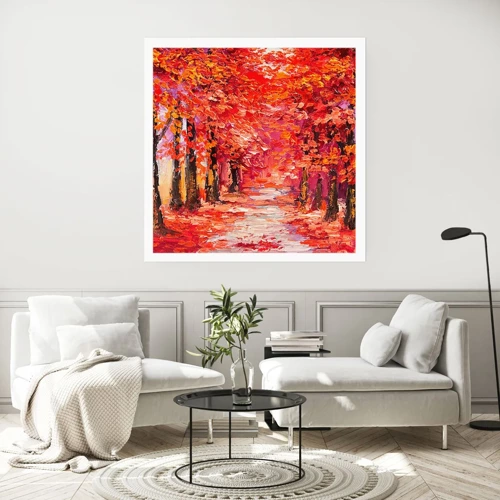 Poster - Impressione d'autunno - 60x60 cm