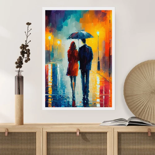 Poster - Insieme la notte è colorata - 30x40 cm