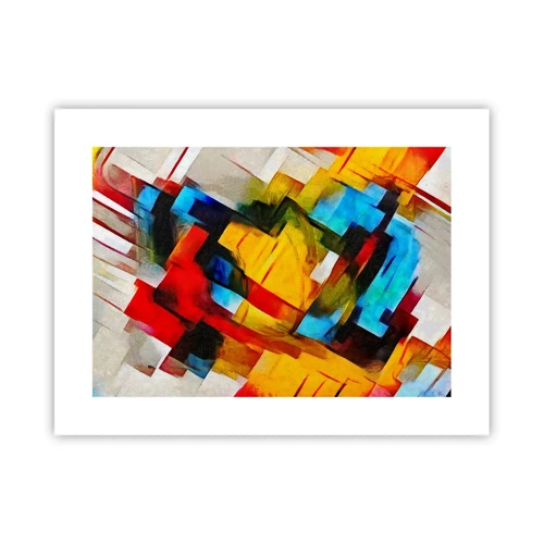 Poster - Intreccio multicolore - 40x30 cm