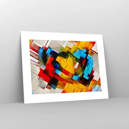 Poster - Intreccio multicolore - 40x30 cm