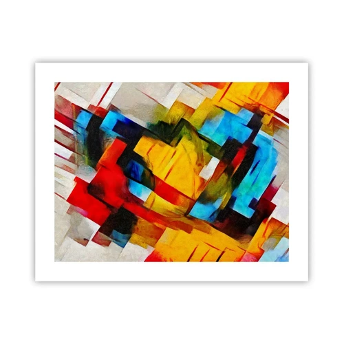 Poster - Intreccio multicolore - 50x40 cm