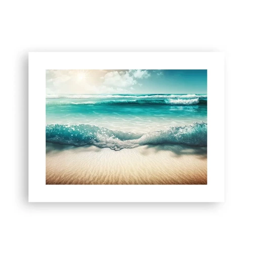 Poster - La calma dell'oceano - 40x30 cm