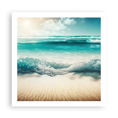 Poster - La calma dell'oceano - 60x60 cm