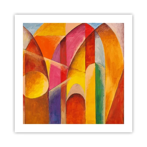 Poster - La cattedrale del sole - 50x50 cm