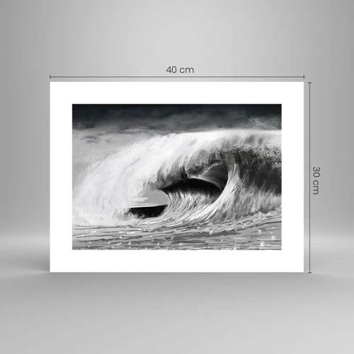 Poster - La furia dell'oceano - 40x30 cm