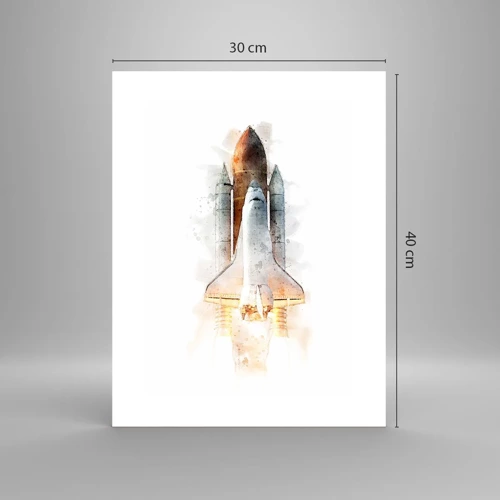 Poster - La partenza degli esploratori - 30x40 cm