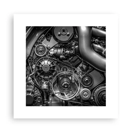 Poster - La poesia della meccanica - 30x30 cm