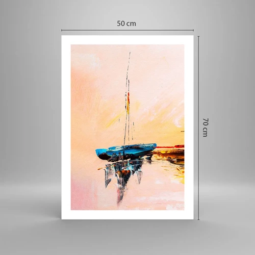 Poster - La sera sul molo - 50x70 cm