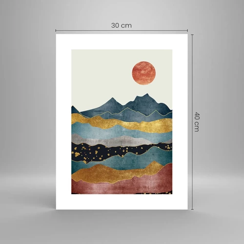 Poster - La sezione del mondo - 30x40 cm