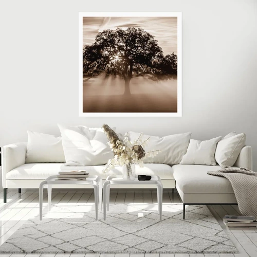 Poster - L'albero delle sole buone notizie - 40x40 cm