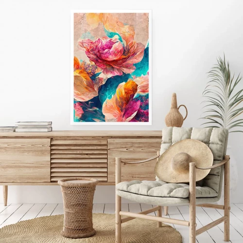 Poster - Lo splendore colorato del bouquet - 30x40 cm