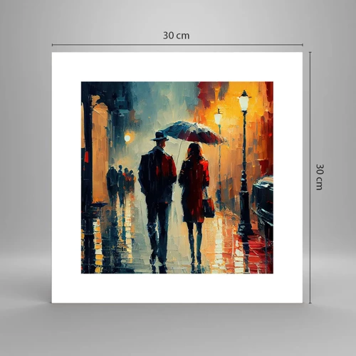 Poster - Love story cittadina - 30x30 cm