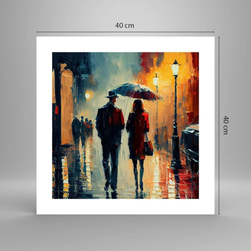 Poster - Love story cittadina - 40x40 cm