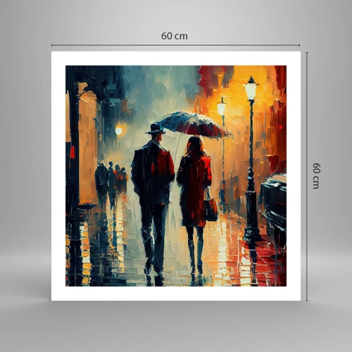 Poster - Love story cittadina - 60x60 cm