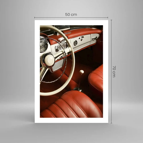 Poster - Lusso in stile vintage - 50x70 cm