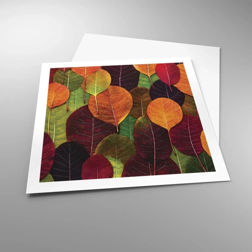 Poster - Mosaico autunnale - 60x60 cm