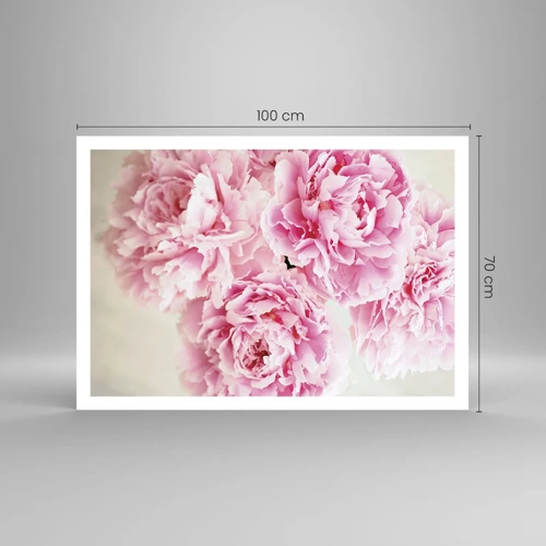 Poster - Nel fasto rosa - 100x70 cm