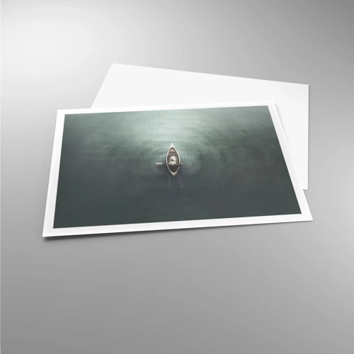 Poster - Nel lago al chiaro di luna - 100x70 cm