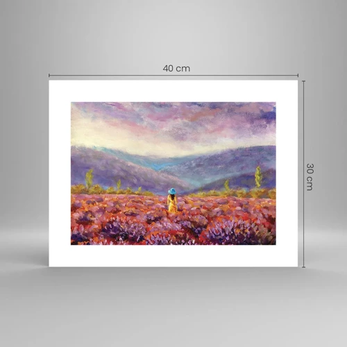 Poster - Nel mondo di lavanda - 40x30 cm