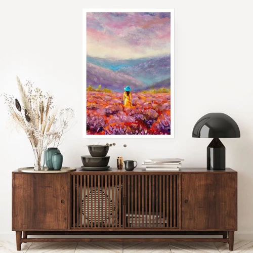 Poster - Nel mondo di lavanda - 40x50 cm