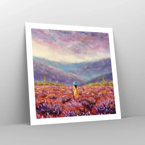 Poster - Nel mondo di lavanda - 60x60 cm