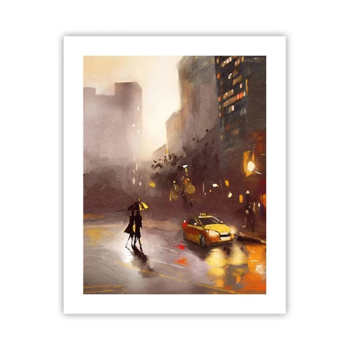 Poster - Nelle luci di New York - 40x50 cm