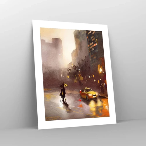 Poster - Nelle luci di New York - 40x50 cm