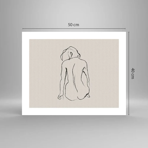Poster - Nudo di ragazza - 50x40 cm