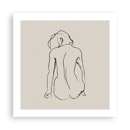 Poster - Nudo di ragazza - 50x50 cm